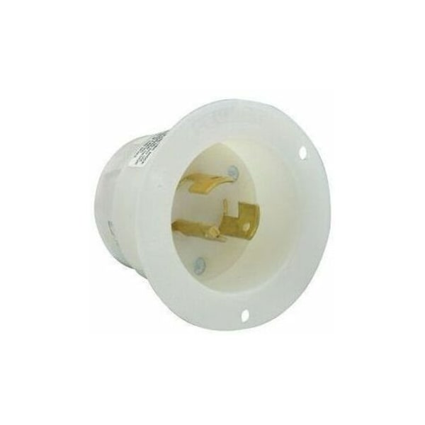 Leviton Industrial Grade Flanged Inlet 20 Amp, 125/250 Volt 3325-C - main