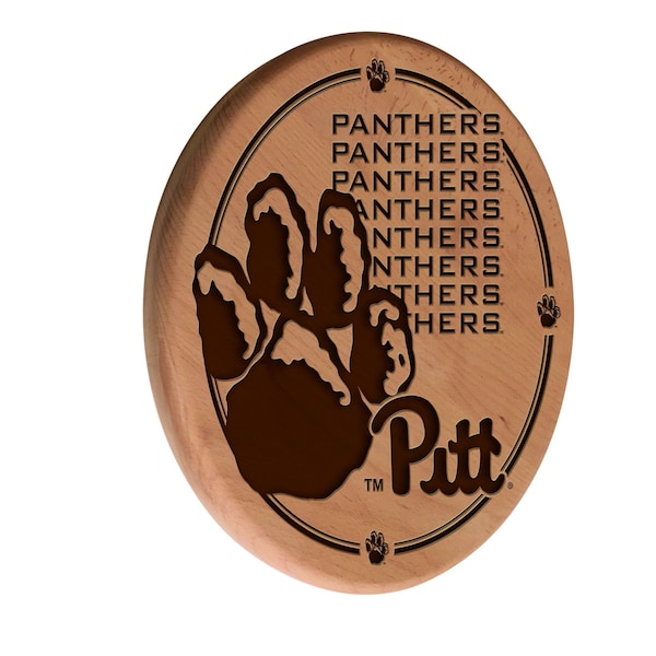 Holland Bar Stool Co University of Pittsburgh 13" Laser Engraved Solid Wood Sign WSgnLNatPittsb - main