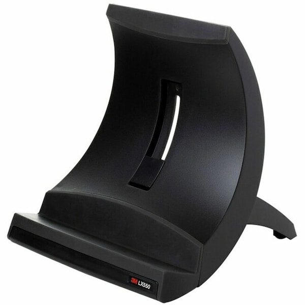 3M Ergonomic Vertical Notebook Computer Riser, Black MMMLX550 - main