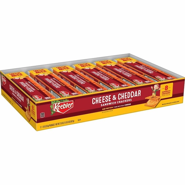 Keebler Cheese & Cheddar Crackers, 12 PK 21147 - main