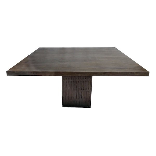 Homeroots 42" Brown Solid Wood Dining Table 488694 - main