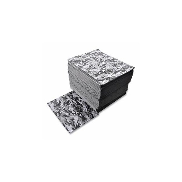 Spilfyter Sorbent Pads and Rolls, 18 in L x 16 in W, Universal, Premium, Two-Ply, Camouflage, Pads, 50PK 920-DS-75 - main
