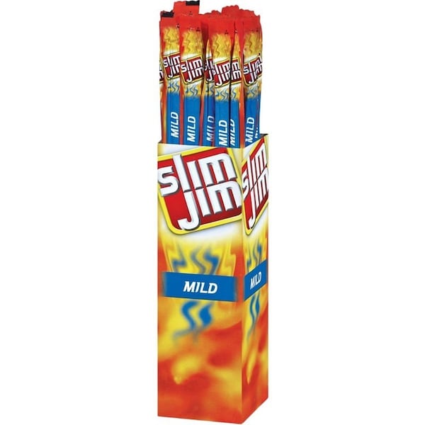 Rubbermaid Commercial Jerky Snack Stick, Mild Smoked, 0.97 oz Tube Bag 496436 - main