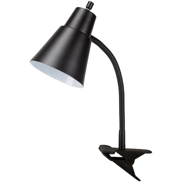 Boston Harbor TL-CL-170-BLACK3 Flexible Clip-On Desk Lamp, 120 V, 60 W, 1-Lamp, CFL Lamp, Black Fixture, Black TL-CL-170-BLACK33 - main