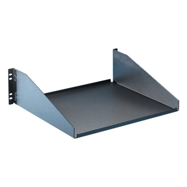 Middle Atlantic Equipment Shelf, 5.25 H x 17.25" W x 15.13" D, Black 60400405 - main