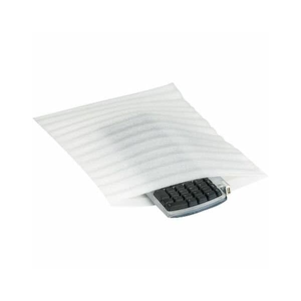Partners Brand Flush Cut Foam Pouches, 6" x 9", White, PK275 FP69 - main