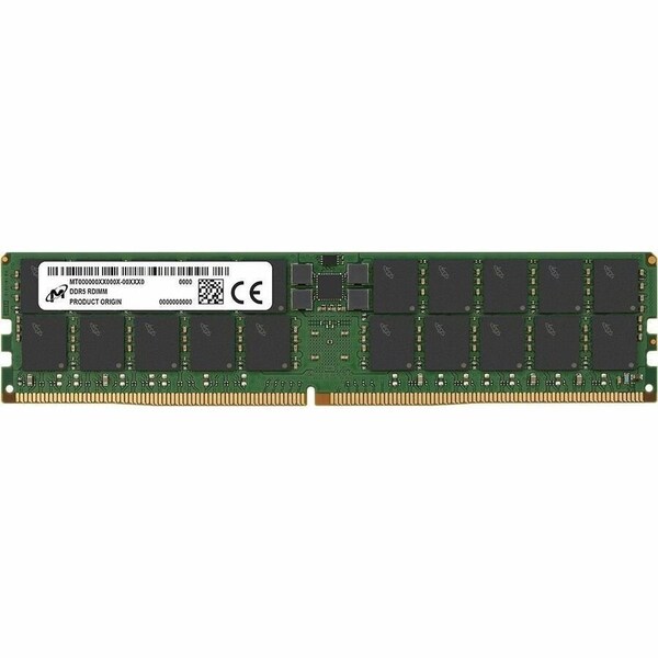 Micron DDR5 RDIMM 96GB 2RX4 6400 CL52 24GBIT SINGLE PACK MTC40F204WS1RC64BR - main