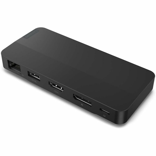 Lenovo USB-C DUAL DISPLAY TRAVEL DOCK WITHOUT POWER ADAPTER 40B90000US - main