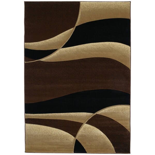 United Weavers 2 ft. 7 in. x 4 ft. 2 in. Contours Avalon Accent Rug, Toffee 510 22859 35C - main