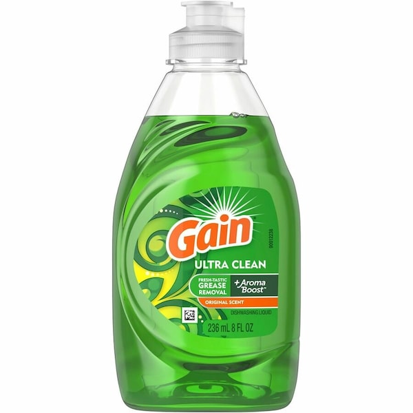 Gain Dishwashing Liquid, Bottle, Size 8 oz, PK12 98110 - main