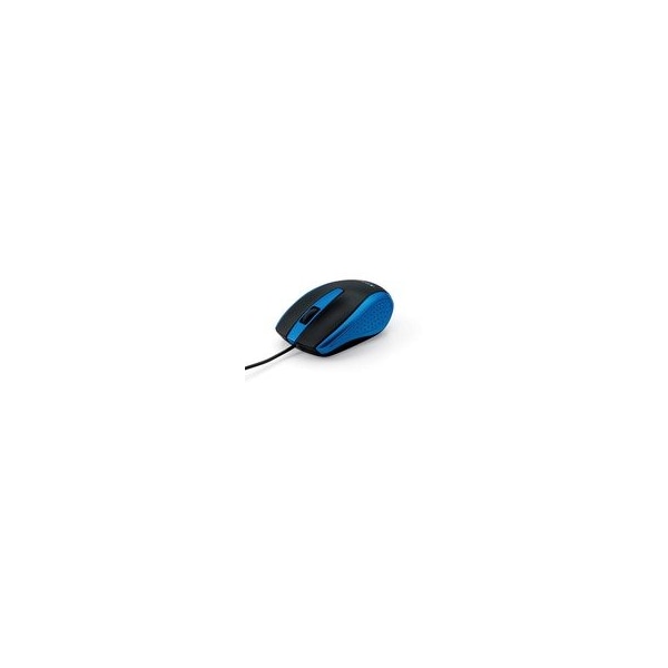 Verbatim Corded Notebook Optical Mouse, Blue, Optical, Cable, Blue, USB Type A, Scroll Wheel, 3 Button(s) 99743 - main