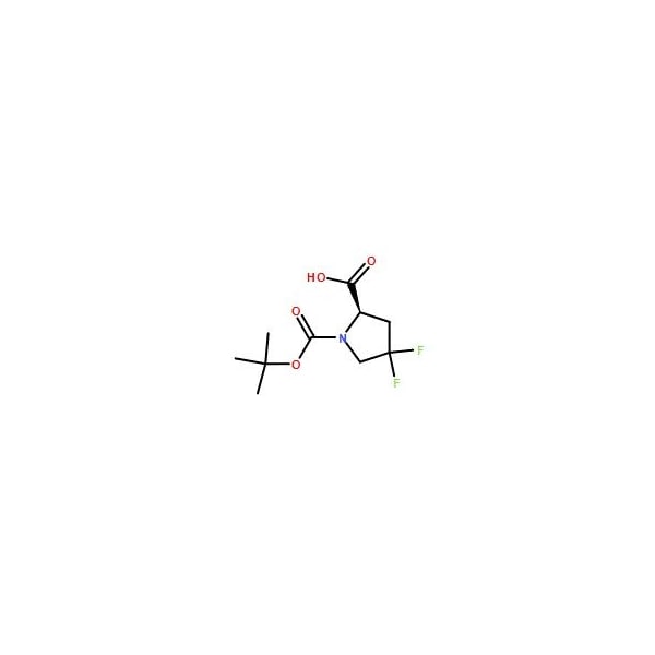 Ak Scientific (R)-1-Boc-4, 4-difluoropyrrolidine-2-carboxylic acid (5g), CAS 536747-87-2 4343AH-5g - main