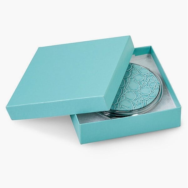 Nashville Wraps Aqua Blue Jewelry Gift Boxes, 3.5x3.5x1, Fiber Fill, 100PK 18AQ - main