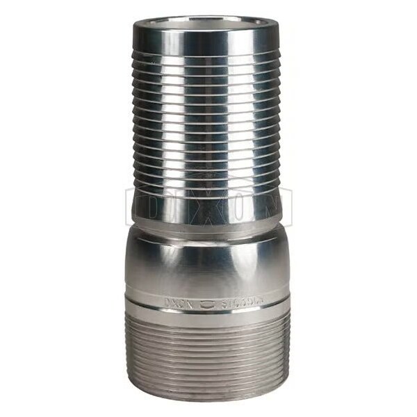 Dixon The Right Connection Crimp King Combination Nipple, 1-5/16 x 1 in, Hose Barb x MNPT, Carbon Steel, STC10CS - main