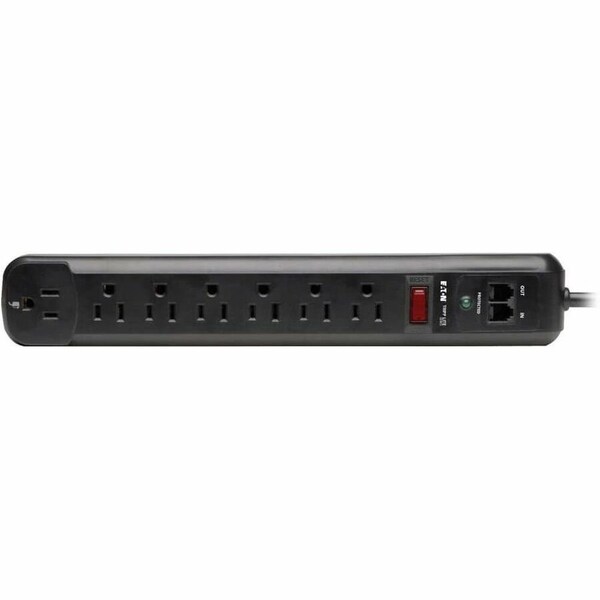 Eaton Tripp Lite Series Protect It 7-Outlet Surge Protector, 6 ft. 1.83 m Cord, 1080 Joules, TLP76RBTEL - main
