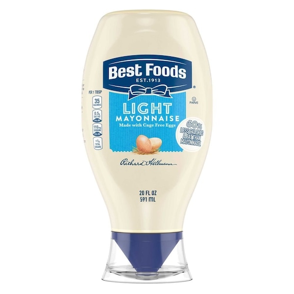 Best Foods Light Mayonnaise, 20 Ounce, 12PK 62718754 - main