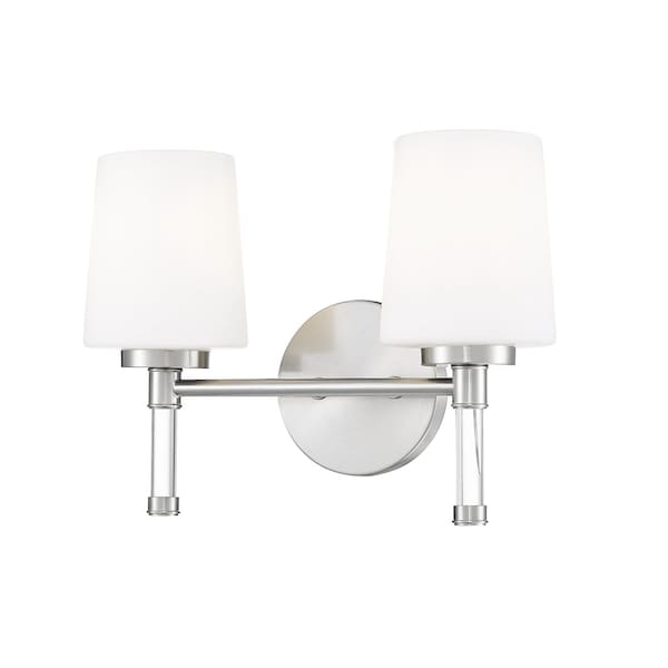 Z-Lite Henri Brushed Nickel 2 Light Vanity 7700-2V-BN - main