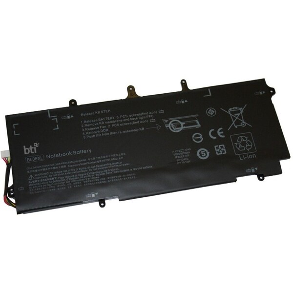 Battery Technology BATTERY FOR HP ELITEBOOK FOLIO 1040 G1 G2 722297-005-BTI - main