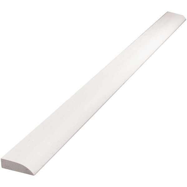 Alexandria Moulding 7/16'' W.x1-3/8'' H.x7 ' L. Wht Finger Joint Pine Ranch Stop Molding 0W846-93084C1 - main