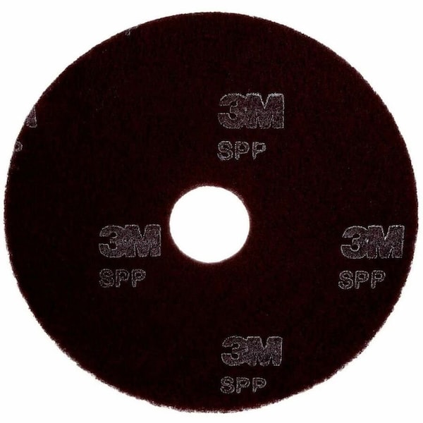 Scotch-Brite Surface Preparation Pad, 17In, Maroon, PK10 SPP17 - main