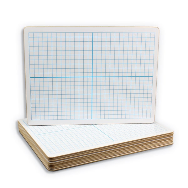 Flipside 9 x 12 Dry Erase XY Axis/Dry Erase, Two Sided - Class Pack 12 11200 - main