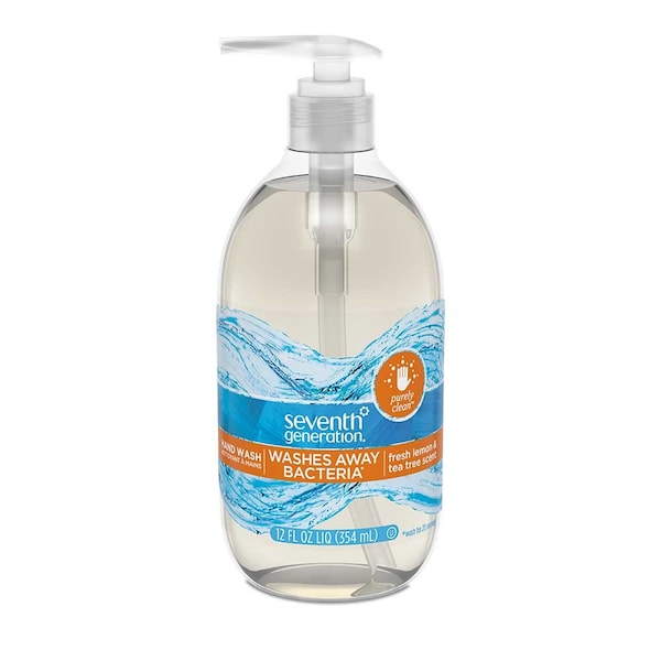 Seventh Generation Purely Clean Liquid Hand Wash, 12 Ounce, 8PK 22924 - main