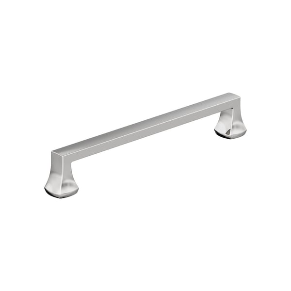 Amerock Hybridize 6-5/16 inch (160mm) Center-to-Center Polished Chrome Cabinet Pull, 10PK 10VMP3706326 - main