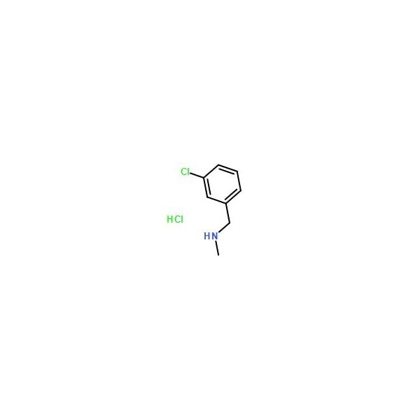 Ak Scientific 1-(3-Chlorophenyl)-N-methylmethanamine hydrochloride (1g), CAS 90389-46-1 W9309-1g - main