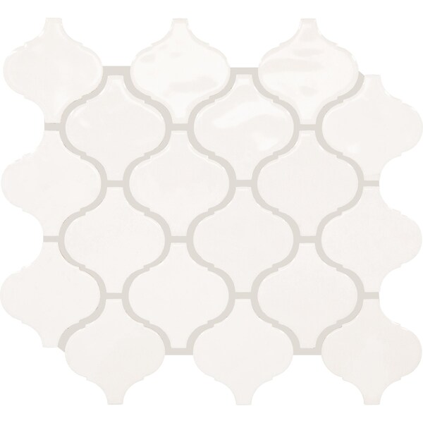 Daltile Mesmerist 3'' x 3'' Ceramic Arabesque Mosaic Tile, 10PK MM3033ARABMS1P2 - main