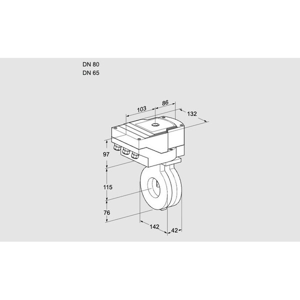 Honeywell Kromschroder IBA80/65Z05/20-60W3E KS88300655 - main