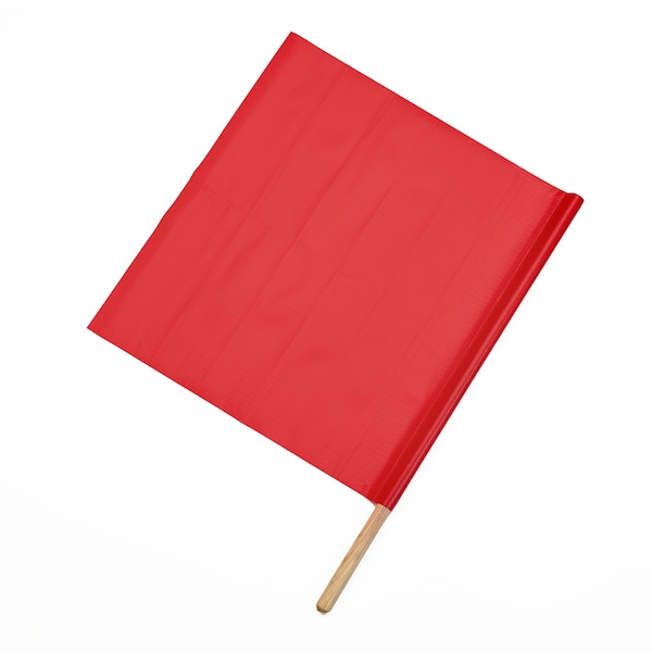 Mutual Industries HIGHWAY VINYL SAFETY FLAGS RED, 10PK 14967-79-36 - main