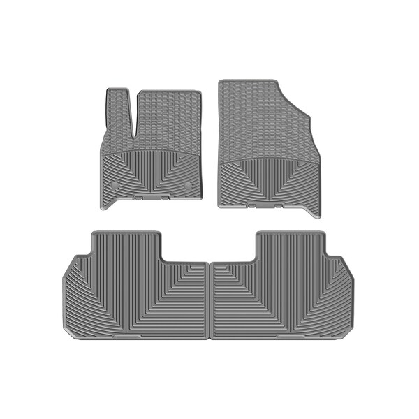 Weathertech Grey, Front and Rear All Weather Floor Mats W469GR-W470GR - main