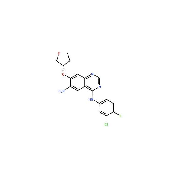 Ak Scientific (S)-N4-(3-Chloro-4-fluorophenyl)-7-((tetrahydrofuran-3-yl)oxy)quinazoline-4, 6-diamine (5g), CAS 314 3400AB-5g - main