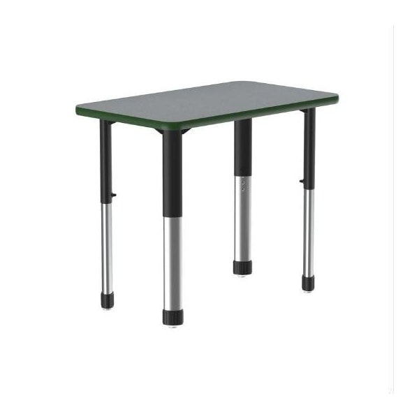 Correll Rectangle 27 in W, 20 in L, 25 in to 35 in H, Particleboard, Gray Granite AD2027TF-REC-15-09-39 - main