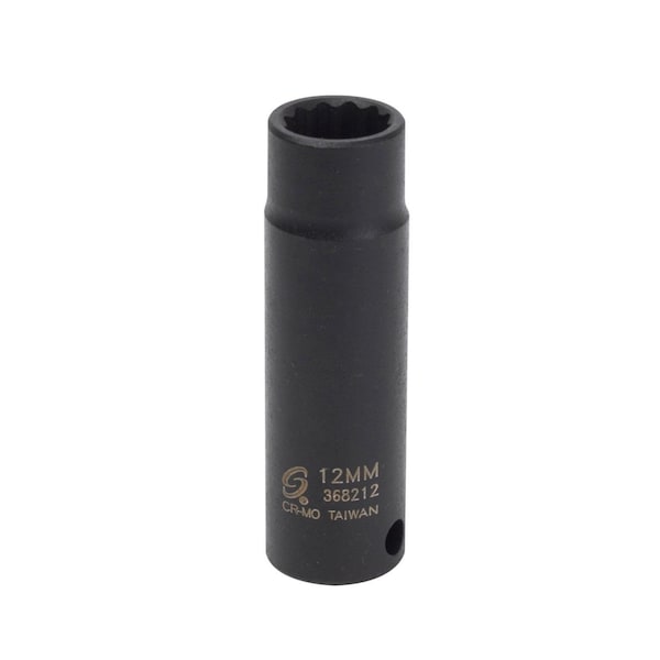 Sunex 3/8 in Drive 12Mm 12-Point Deep Impact Socket 368212 - main