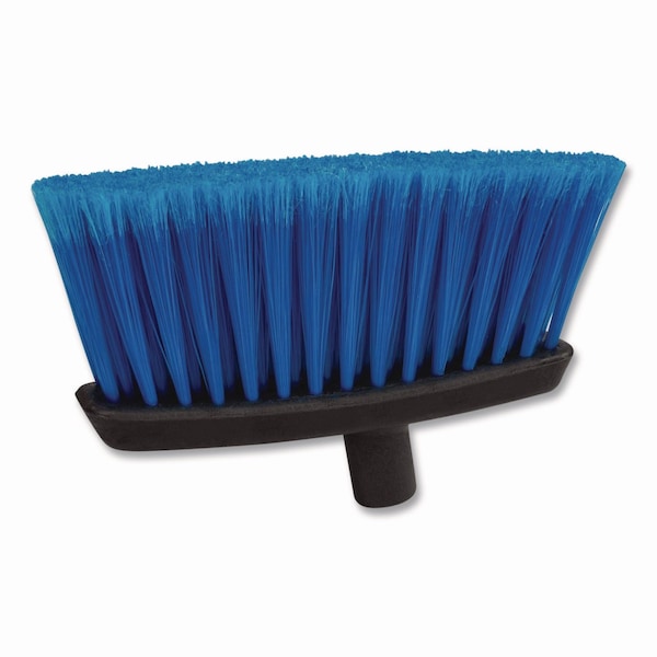 Carlisle Foodservice Duo-Sweep Flagged Light Industrial Broom Head, 12" Length, Blue/Black 4685314 - main