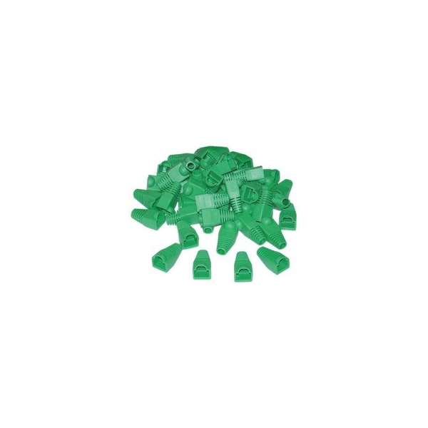 Swe-Tech 3C RJ45 Strain Relief Boots, Green, 50PK FWTSR-8P8C-GR - main