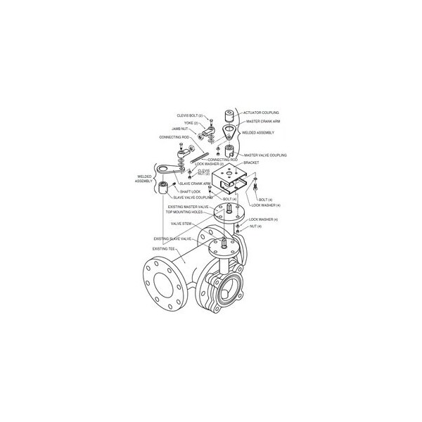 Belimo Retrofit valve linkage UFLKP131 - main