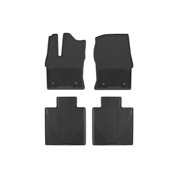 Weathertech Black, Front and Rear All Weather Floor Mats W611-W612 - main