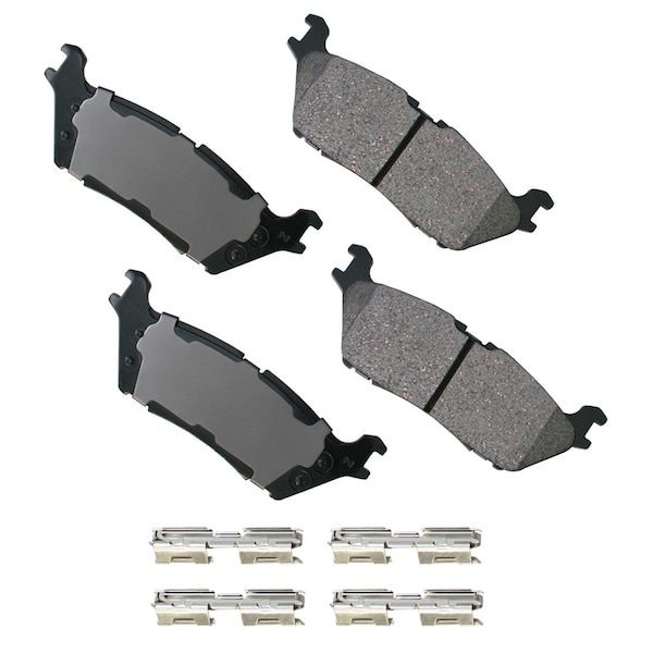 Akebono Ford F-150 17-15 Electric Parking Brake Disc Brake Pad, Act1790 ACT1790 - main