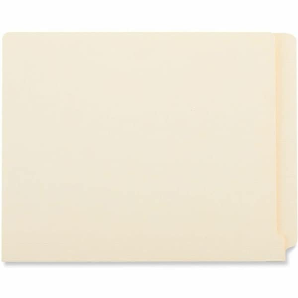 Universal Manila Reinforced Shelf Folder, 9" High Front, Letter, 100/Box UNV13300*** - main