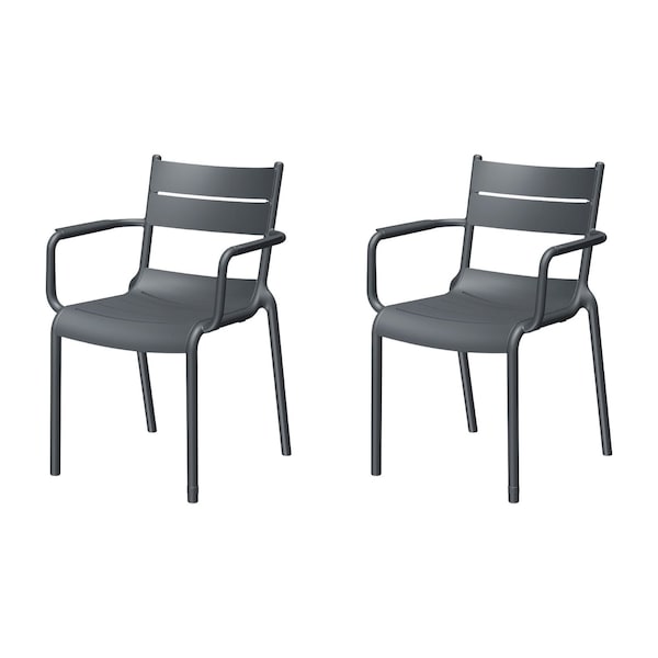 Lagoon Naples Stackable Armchair, 2PK 7220G7-ASLGS - main