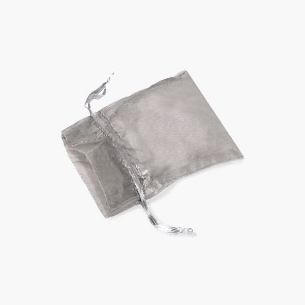 Nashville Wraps Silver Organza Favor Bags, 2x2.5, 10PK B01840 - main