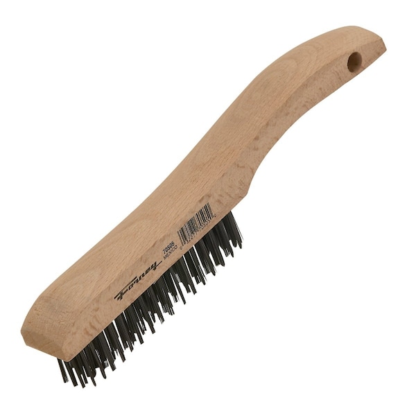 Forney 10-1/4'' Shoe Handle Wire Brush with Carbon Steel Bristles 70505 - main
