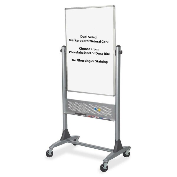 Best-Rite Combination Board, Cork, 40 in, 30 in, Aluminum Frame, White 669RU-DC - main