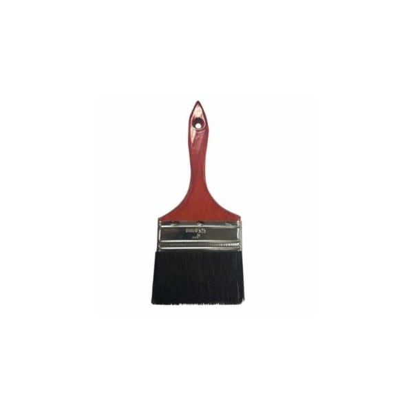 Magnolia Brush Industrial Paint Brush, 1 in W, 2 in Trim, Black Bristle, Wood handle, 12PK 455-241 - main