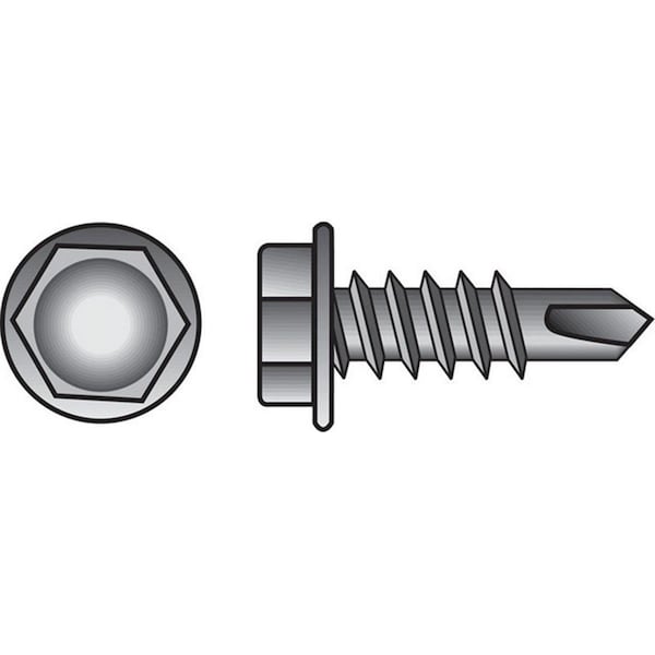 Hillman 560334 10-16 x 1.25 in. Self Drilling Sheet Metal Screws, 100PK 78623 - main