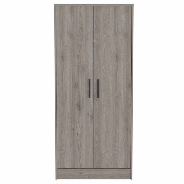 Homeroots 71" Light Gray Single Drawer Combo Dresser 403756 - main