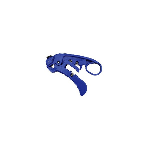 Cable Wholesale Adjustable Cat 7/6a/6/5e UTP/STP Stripper, Blue. S45-S01BL - main