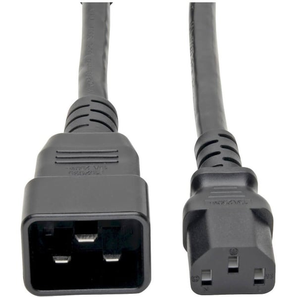 Eaton Tripp Lite Series Splitter Cable, Heavy-Duty, C20 to 2x C13 - 15A, 100-250V, 14 AWG, 2 ft. P032-002-2C13 - main